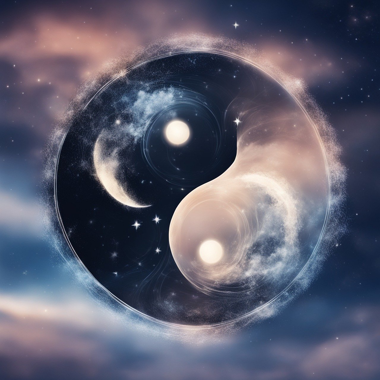 ai generated, yinyang, balance